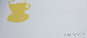 Klaas Gubbels - Zeefdruk: Kannen en kop kopen? Bied vanaf 275!