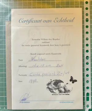 Willem den Broeder - ‘Wachten’ kopen? Bied vanaf 45!