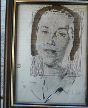 Irene van den Bos - A woman's head. kopen? Bied vanaf 15!