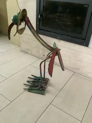 Wim Cerneus - Koopje : Prachtig beeld van een vogel , beschilderd door Herman Brood kopen? Bied vanaf 750!