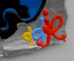 Ad Verstijnen - Ingelijste olieverf op papier: "Happy'' kopen? Bied vanaf 250!