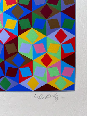 Victor Vasarely - Photon 1988 kopen? Bied vanaf 390!