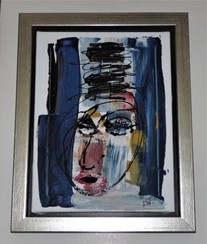 Martin van Wordragen - Portret van een clown tussen de coulissen kopen? Bied vanaf 175!