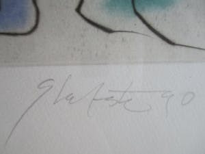 Ger Lataster - ingelijste ets kopen? Bied vanaf 75!