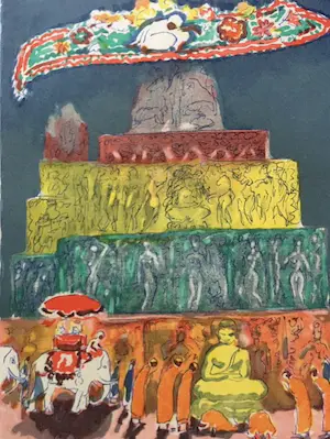 Kees van Dongen - 2 x houtgravure uit '1001 Nacht' kopen? Bied vanaf 20!