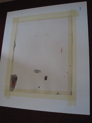 Niet of onleesbaar gesigneerd - Intrigerende grote Sang de Boeuf Aquarel "Man op Paard" gesigneerd kopen? Bied vanaf 10!