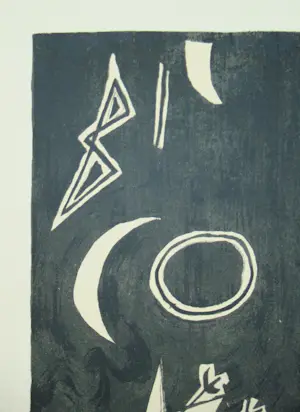 Georges Braque - Ciel gris II. - 1959 - Originele lithografie - met monogram - Mourlot kopen? Bied vanaf 100!