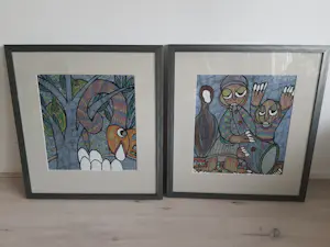 Twins Seven Seven - 2 mooie werken van Twins Seven Seven kopen? Bied vanaf 100!