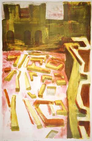 Jeroen Hermkens - Litho, Alhambra verkocht voor € 50!