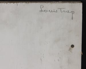 Louis Trap - Gemengde techniek (olieverf en bladgoud op glas, gaas, hout), Jaargetijden kopen? Bied vanaf 1!