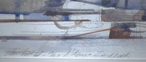 Niet of onleesbaar gesigneerd - Zandhoek Amsterdam 1996 - (architecten)tekening met aquarel kopen? Bied vanaf 10!