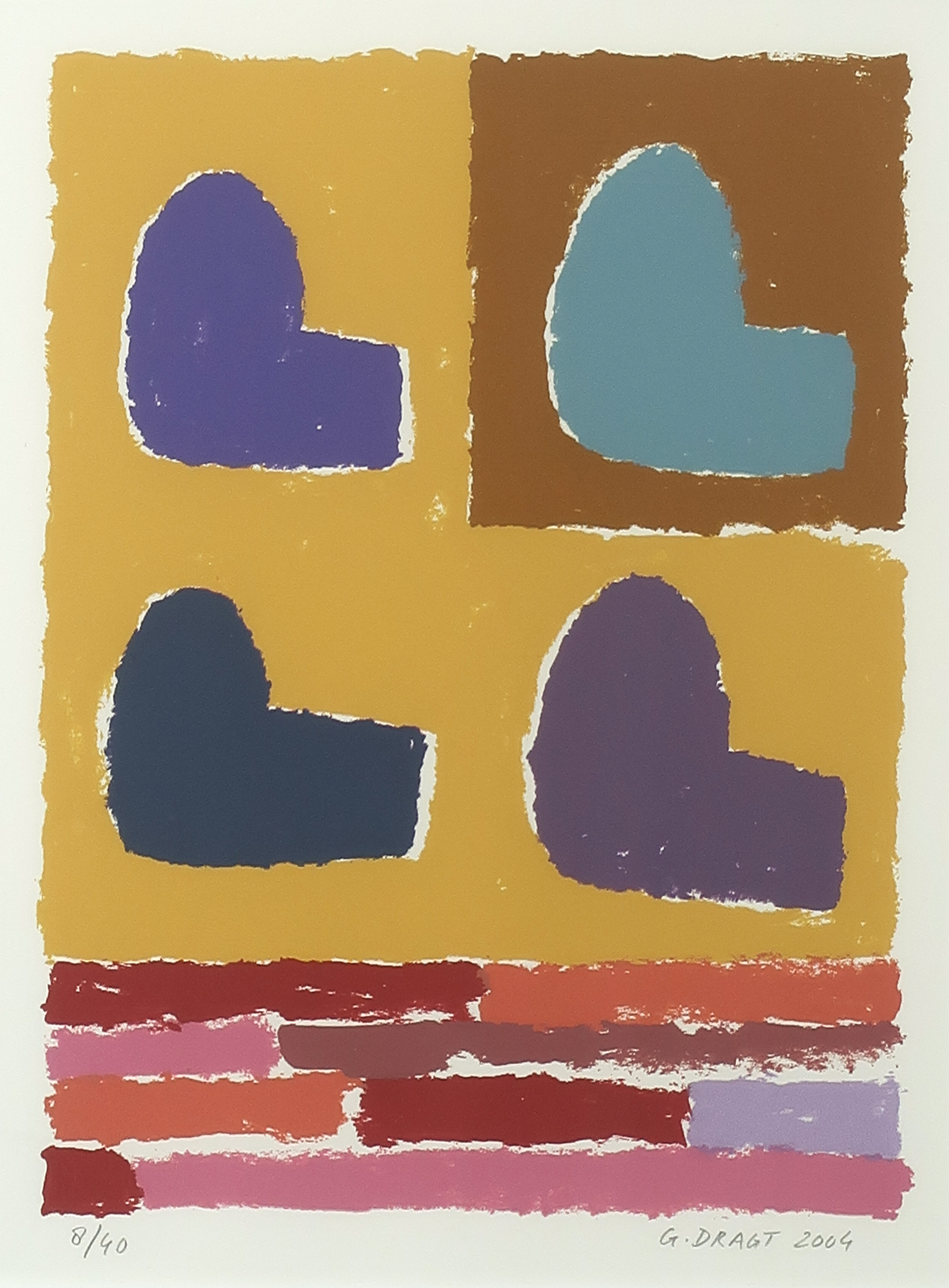 Gijs Dragt - Zeefdruk, Black Box I - Ingelijst kopen? Bied vanaf 1!