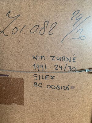 Wim Zurne - SILEX kopen? Bied vanaf 75!