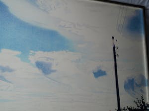 Inge Krassenburg - Tekening, “Landschap” – gesigneerd en ingelijst (Groot) kopen? Bied vanaf 1!