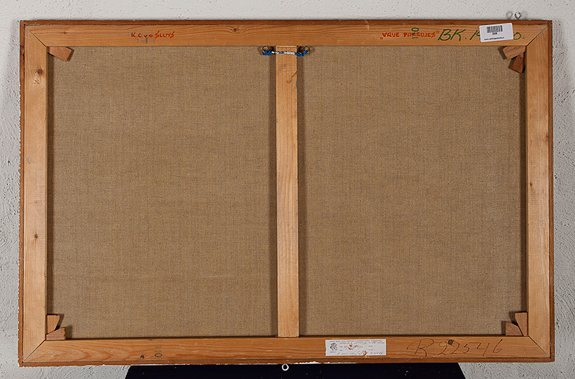 Koos van der Sluys - Vrije Paardjes - 1976 - Acrylverf op doek - Rotterdam kopen? Bied vanaf 20!