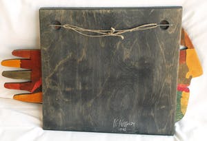 Niet of onleesbaar gesigneerd - Design , Spiegel van hout – gesigneerd - 1996 kopen? Bied vanaf 1!