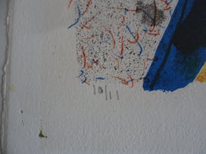 Cor de Jong - Litho. Titel, "Beweging ". kopen? Bied vanaf 35!