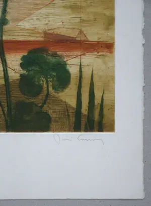 René Carcan - Été - 1980 - Originele ets, handgesigneerd en genummerd kopen? Bied vanaf 120!