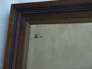 Jo Lodeizen - Olieverf op paneel, Stilleven met boeken en zandloper – 1931 kopen? Bied vanaf 1!