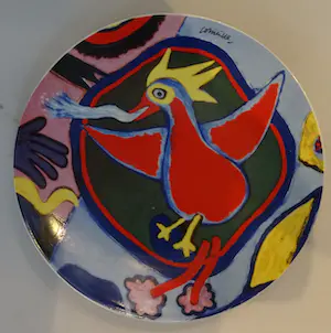 Plateelbakkerij Schoonhoven - set van 4 diverse kunstborden kopen? Bied vanaf 50!