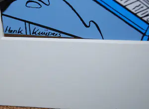 Henk Kuijpers - (De striptekenaar van Franka) - Zeefdruk - Jukebox kopen? Bied vanaf 10!