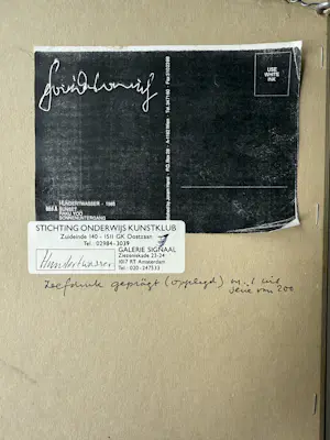 Friedensreich Hundertwasser - offsetprint met prägedruk | 'Sonnenuntergang 603A | 1966 kopen? Bied vanaf 20!