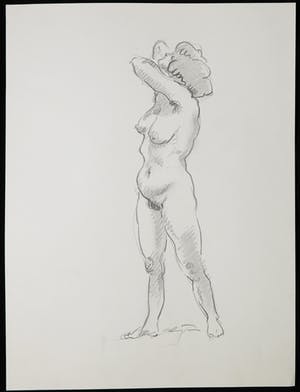 Jan Sluijters (jr.) - Tekening, Naakt kopen? Bied vanaf 70!