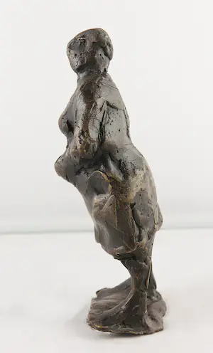 Brons (Onbekend) - Bronzen beeld, Vrouwfiguur kopen? Bied vanaf 1!