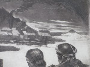 Marius Carion - Winter in de Borinage - Ets kopen? Bied vanaf 1!