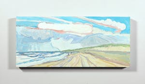 Paul Overhaus - Acryl op board, Zeegezicht - Ingelijst kopen? Bied vanaf 70!