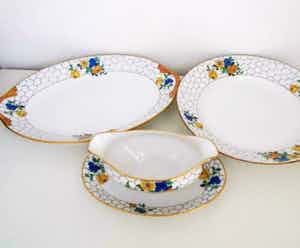 Royal Limoges - 3 Schalen - Kommen van Porcelaines Limoges, E. Madesclaire jeune. verkocht voor € 30!