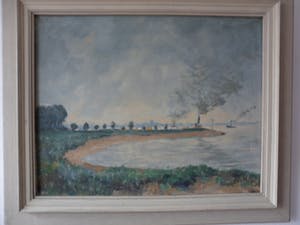 Adam Potgieter - Olieverf op doek, landschap kopen? Bied vanaf 40!