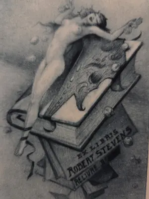 Jean Morisot - Erotisch werk. Vrouw op boek. kopen? Bied vanaf 55!