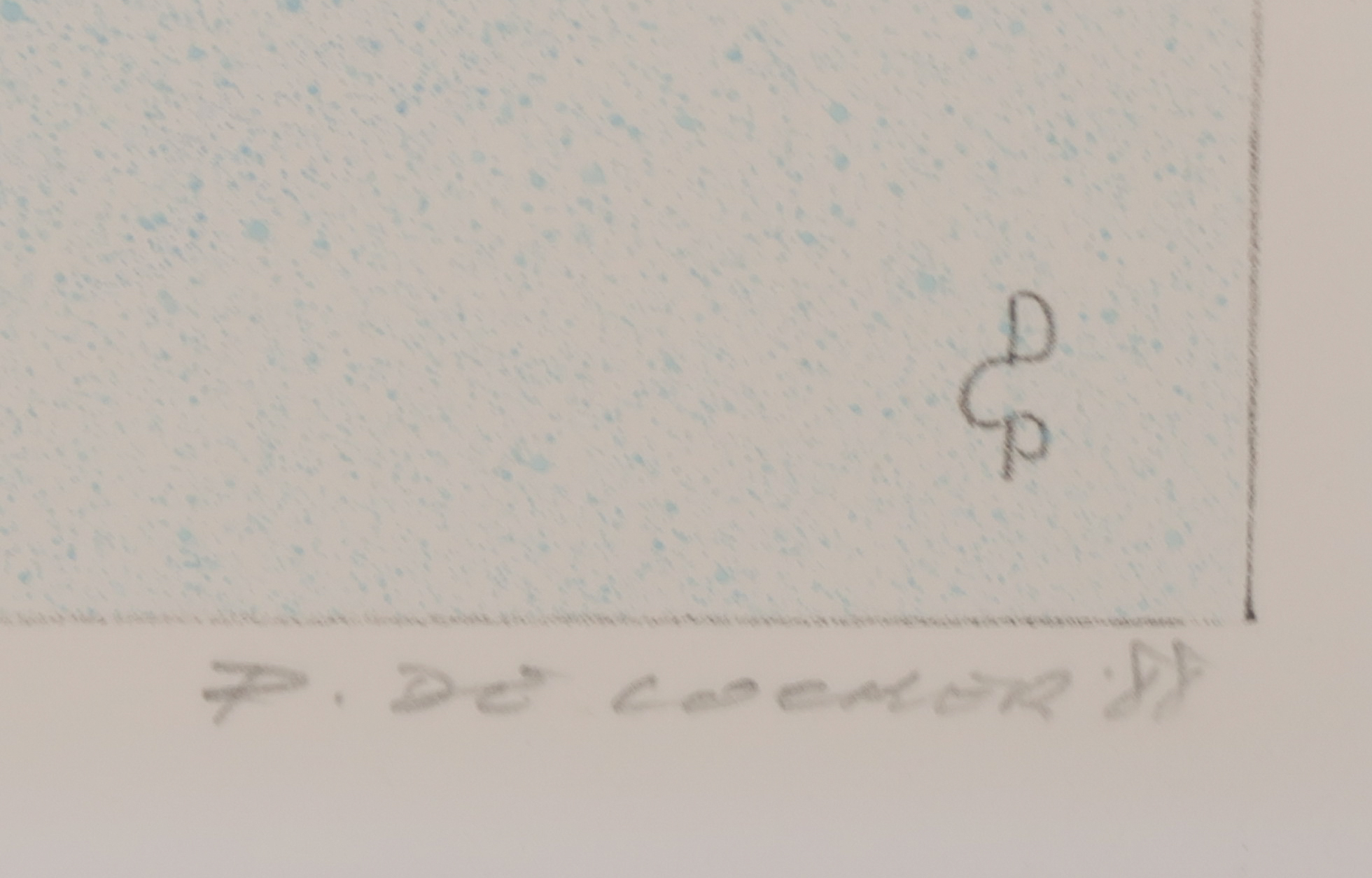 Paul De Cocker - Litho, De valstrik kopen? Bied vanaf 1!