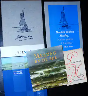 Hendrik Willem Mesdag - 5 boekwerken, incl. uitklapbaar Panorama verkauft für € 45!