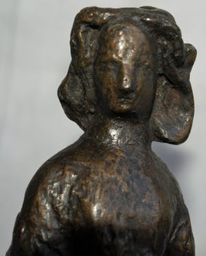 Brons (Onbekend) - Oud bronzen beeld , “Vrouw” – Uit nalatenschap van Herman van den Eerenbeemt kopen? Bied vanaf 1!