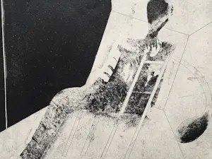 Jan Hoving - Groningen - monochrome ets&aquatint "figuur op stoel" zeer kleine oplage (5) kaufen? Bieten Sie von 42!