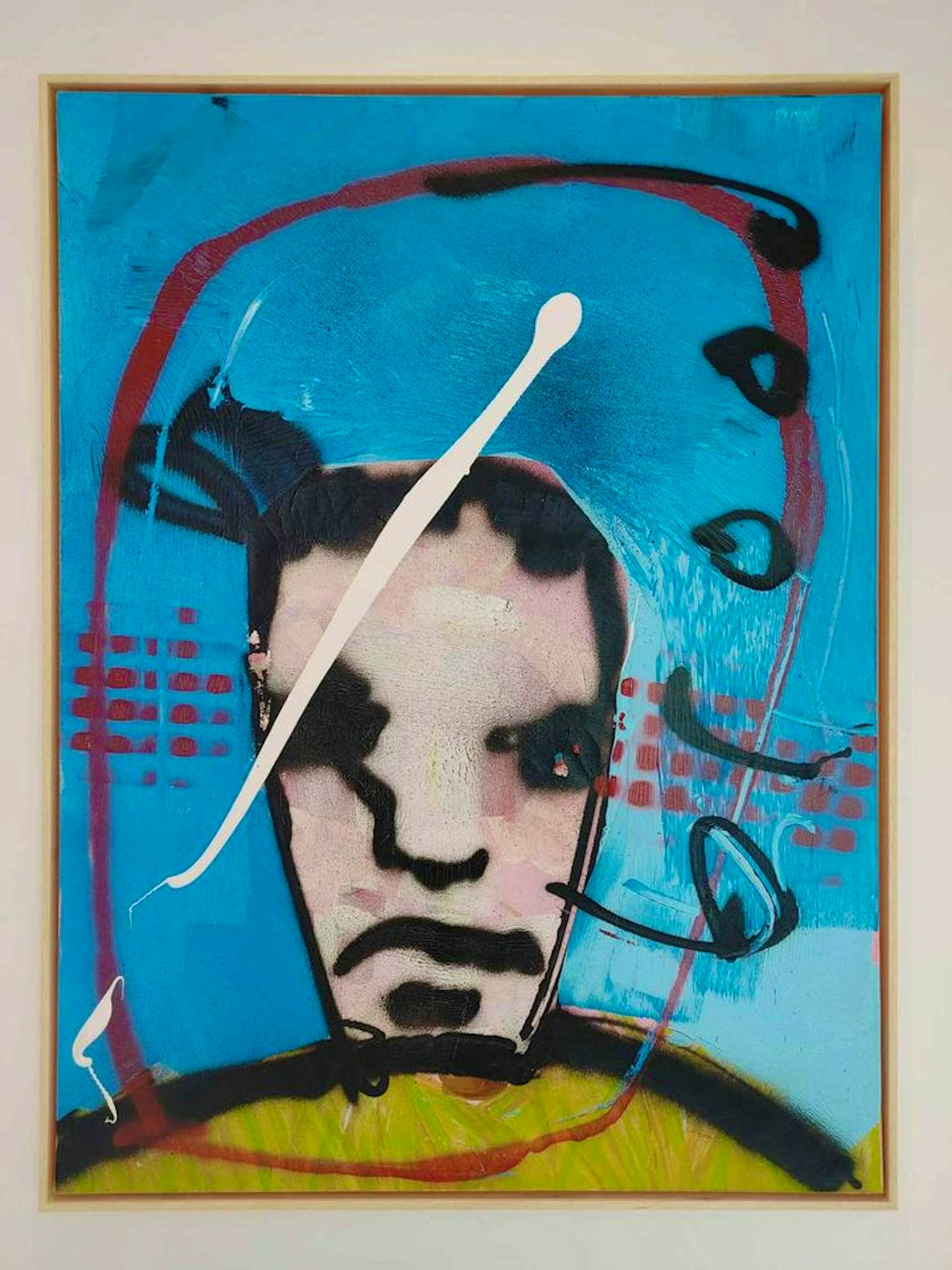 Herman Brood - face @ blue kopen? Bied vanaf 1500!