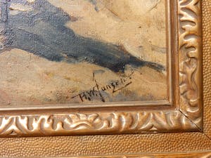 Hendrik Willebrord Jansen - ( 1855-1908 ) paard en wagen in de duinen kopen? Bied vanaf 350!