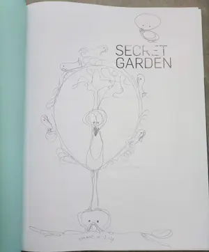Marc Mulders - Secret Garden (gesigneerd en met originele tekening) kopen? Bied vanaf 70!