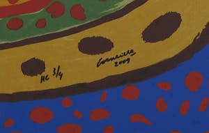 Corneille - Zeefdruk op doek, Les oiseaux amoureux - Ingelijst (Groot) kopen? Bied vanaf 1!