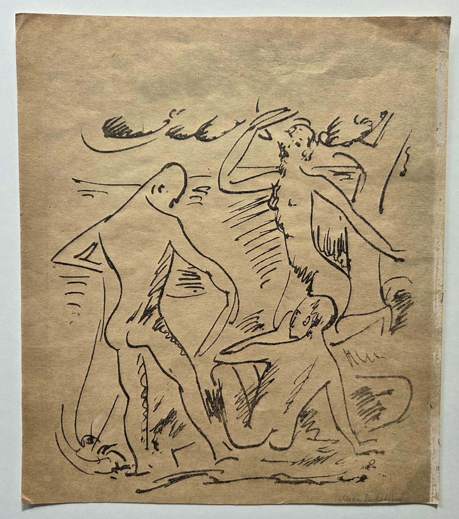 Buy Max Pechstein - Baders. Uitgave Kunstblatt november 1918.? Bid from 225!