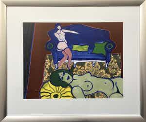 Corneille - fraaie litho - 1979 - ingelijst. verkocht voor € 395!