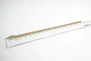 60- Chique geel-goud (14krt) & diamanten (2 ct) zg. slinger of guirlande armband kopen? Bied vanaf 1120!