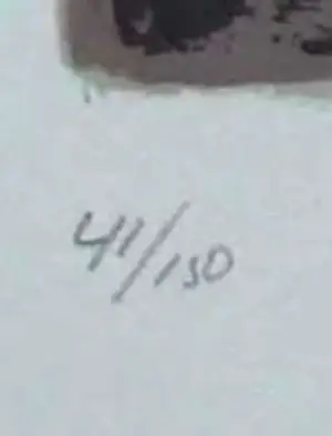 Kurt Lob - Litho - 1975 kopen? Bied vanaf 60!