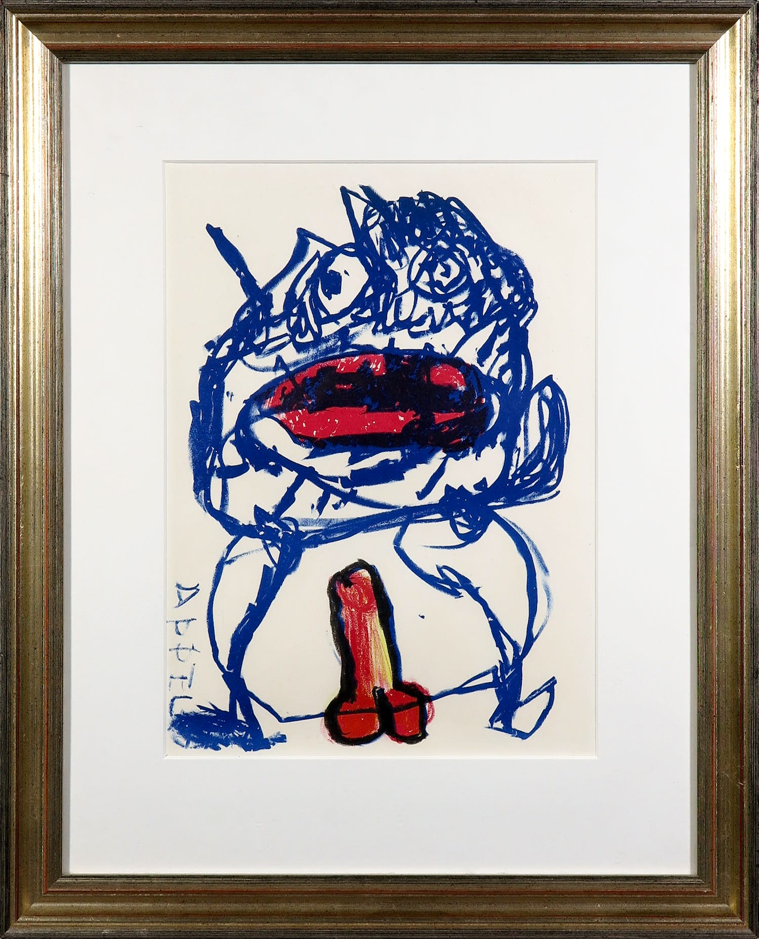 Karel Appel - Litho uit One Cent Life - Ingelijst kopen? Bied vanaf 1!