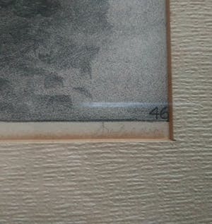 Niet of onleesbaar gesigneerd - Monogram GOV handgesigneerd werk van bloemen 1928 kopen? Bied vanaf 10!