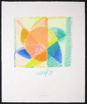 Heinz Mack - Siebdruck, Kleine Farbrotation kopen? Bied vanaf 450!