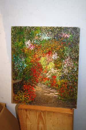 Antonie Wijnstroom - BLOEMENTUIN in BLARICUM verkocht voor € 90!