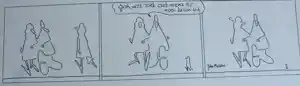 Toon van Driel - Pentekening: "Hullie" vendu pour 40€ !